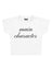 Main Character Baskılı Crop Baby Tee