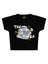 Kadın World is Yours Baskılı Crop Baby Tee