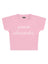 Main Character Baskılı Crop Baby Tee