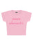 Main Character Baskılı Crop Baby Tee