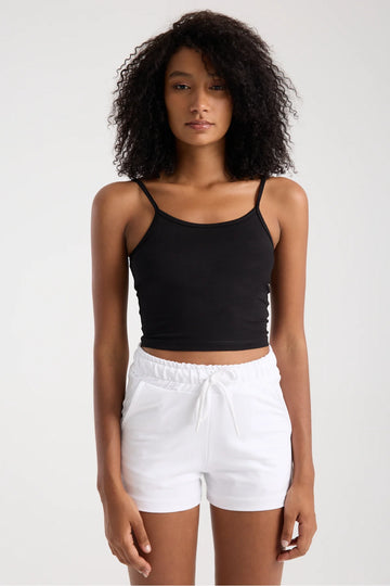 İp Askılı Basic Tank Top Crop