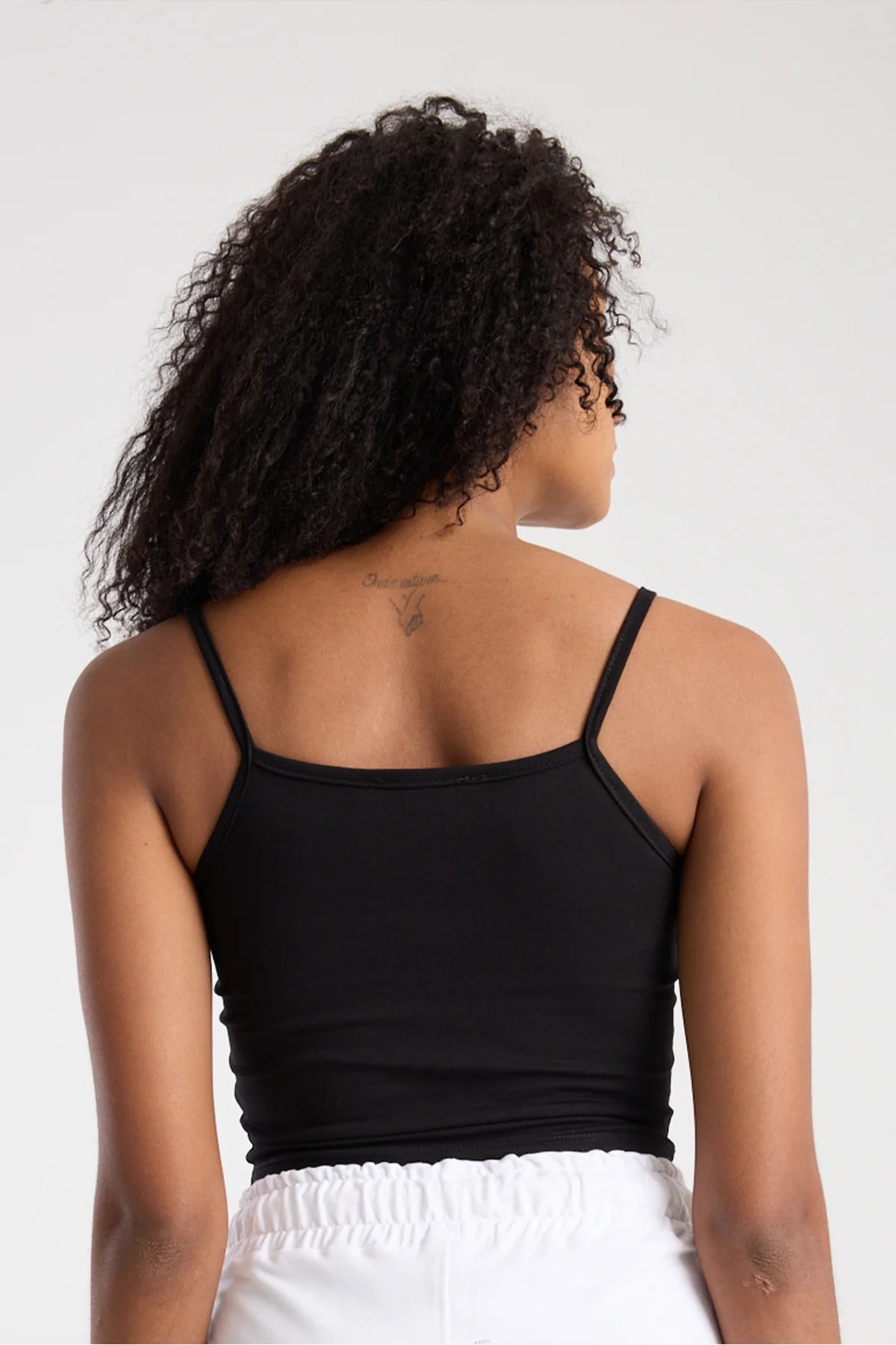 İp Askılı Basic Tank Top Crop