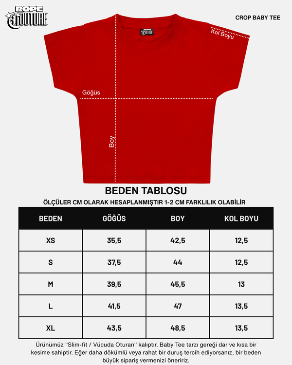 Beden Tablosu