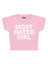 Most Hated Girl Baskılı Crop Baby Tee